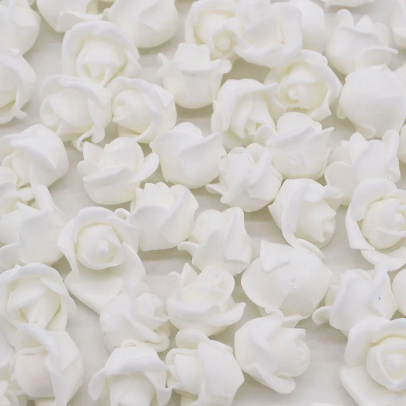 

Искусственные розы из пенопласта 2 см, 50/100/200 шт