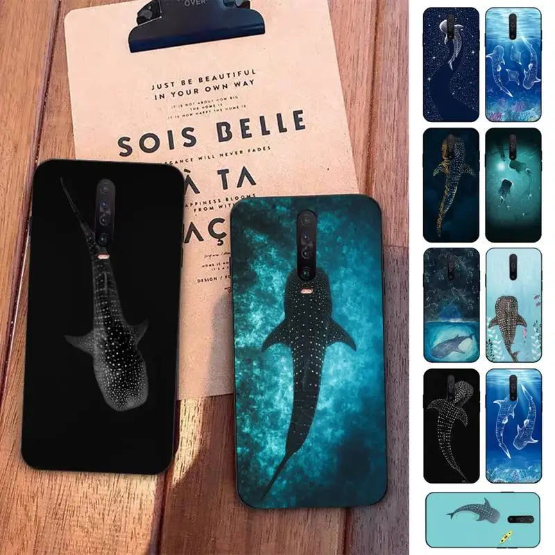 

Ocean Whale Shark Swimming Phone Case for Redmi 5 6 7 8 9 A 5plus K20 4X S2 GO 6 K30 pro