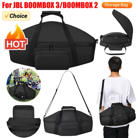Портативный Bluetooth-совместимый чехол для динамика с регулируемым ремешком, сумки для хранения, чехол для JBL BOOMBOX 3/BOOMBOX 2