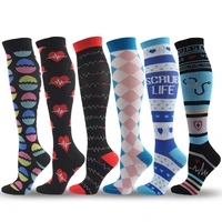 manufacturers wholesale pressure socks 6 pairs sport compression socks women nurse mens and womens sports socks cycling