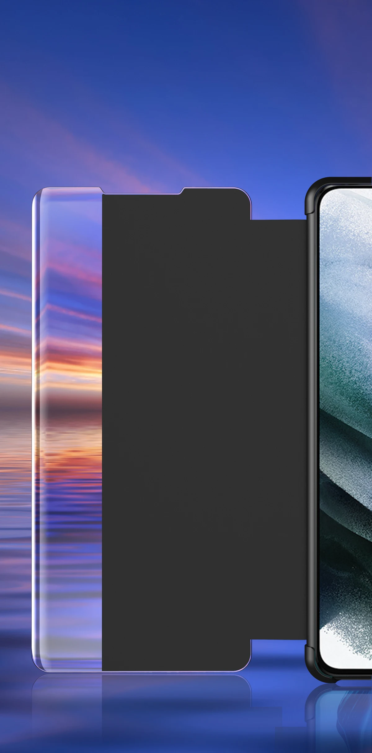 Side Window Bracket TPU Material Flip Case For Samsung Galaxy S22Ultra S20 S21FE S22Plus S21Ultra S20FE S10 9 8 Plus Phone Cover |