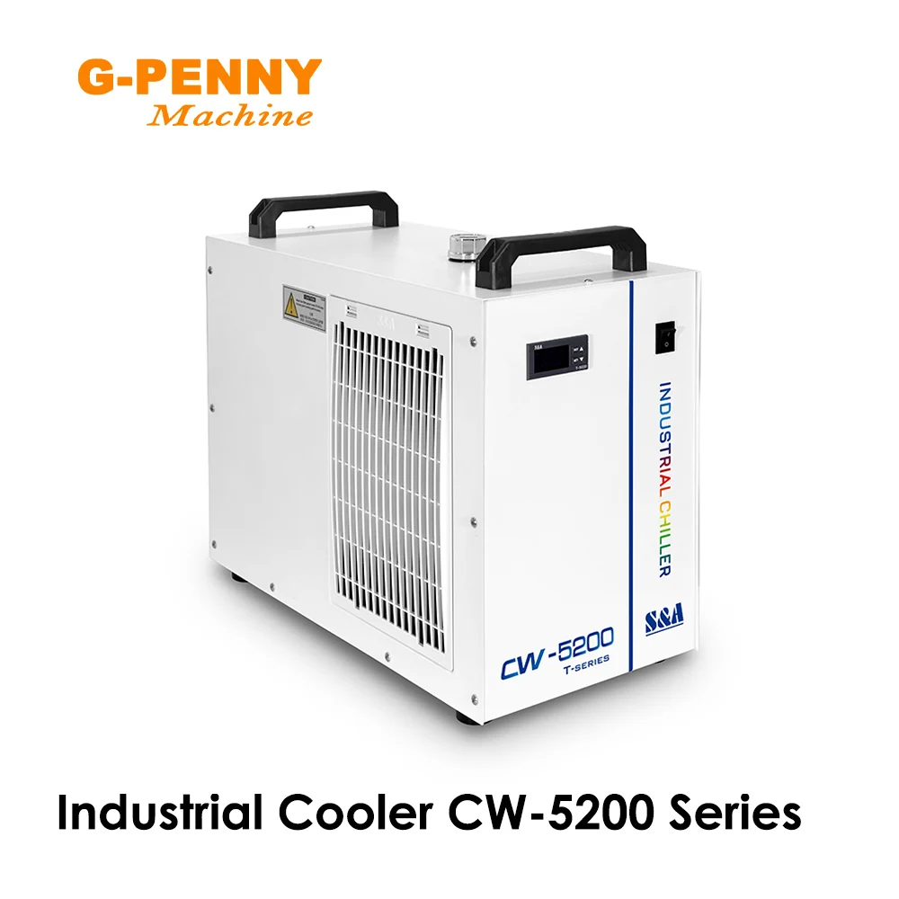 Cheap S&A CW-5200 Industrial Chiller 1400W  For CO2 Laser Machine CNC Router Machine Cooling Capacity Water Cooled Machine