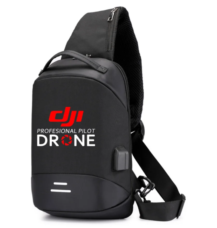 

NEW Men Shoulder DJJ car logo Hiking Backpack Nylon Outdoor Camping Trekking Chest Sling Bag