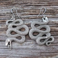 goth punk big snake serpent witch drop dangle earrings for women gift charm handmade jewelry wholesale