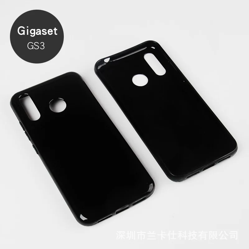 

For Gigaset GS3 GS4 GS5 Soft Silicone Black Case