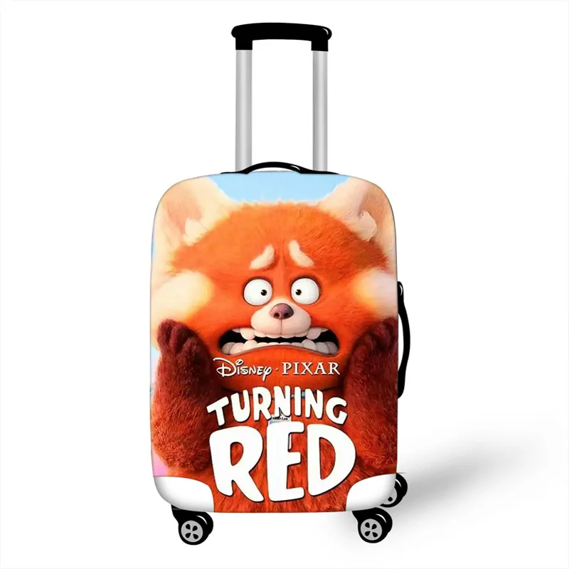 Disney Turning Red Elastic Thicken Luggage Suitcase Protective Cover Protect Dust Bag Case Cartoon Travel Cover