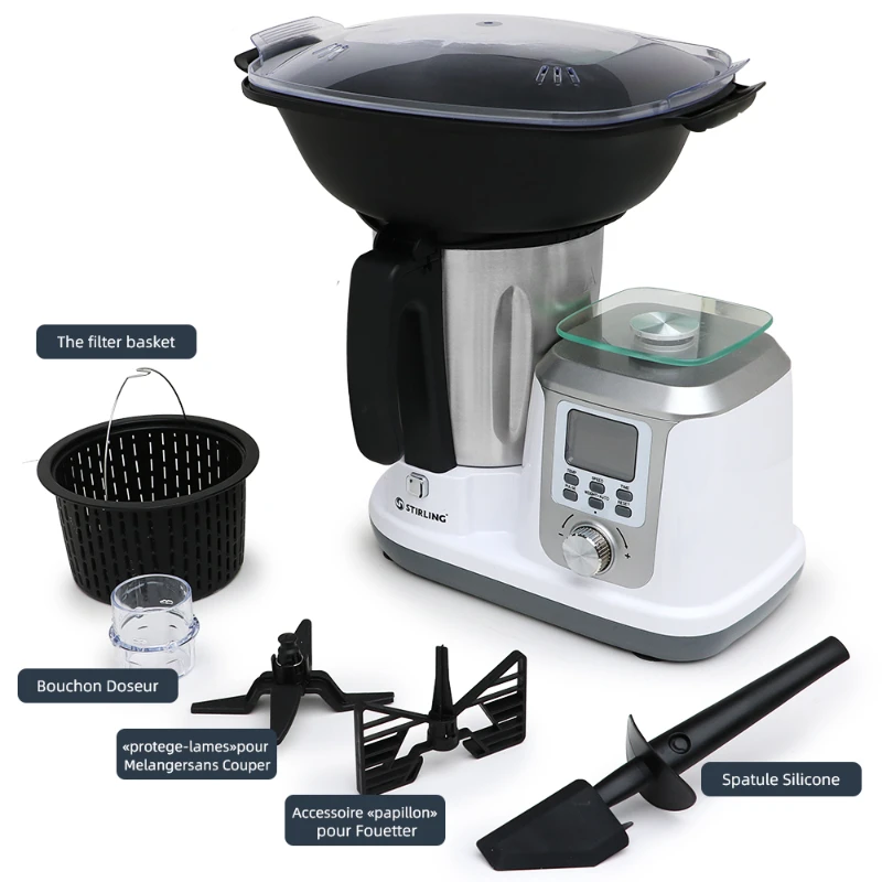 Multifunctional Cooking Food Processor Thermo mixer All In O