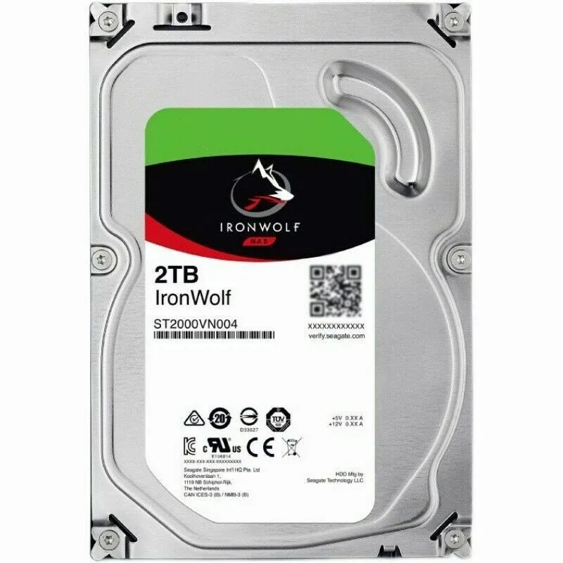 

100% Original For Seagate ST2000VN004 IronWolf 2TB SATA 3.5" Internal Hard Drive New 3Year Warranty