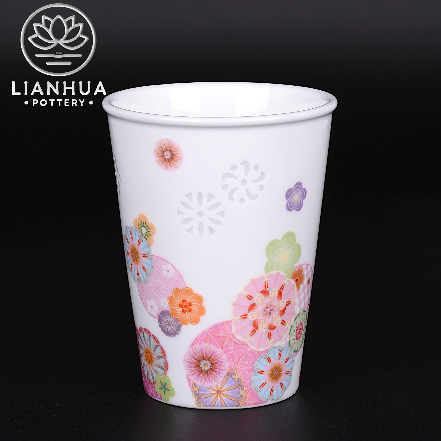 

Фарфоровая кружка LIANHUA POTTERY Linglong 350 мл