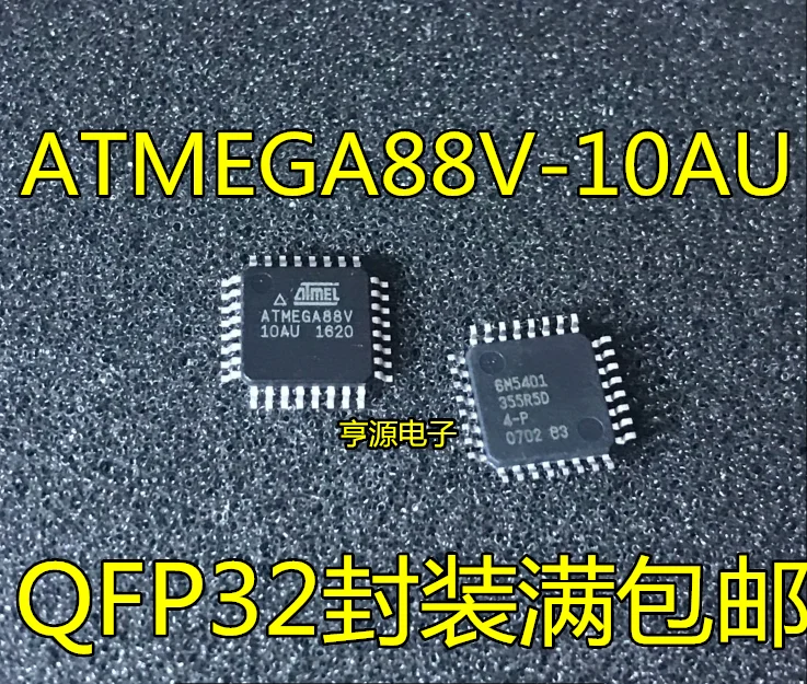 

Микроконтроллер ATMEGA88V, оригинальный микроконтроллер, 10 шт., 8 бит, AVR MCU