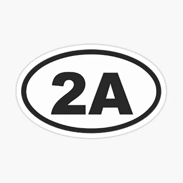 

2A 2Nd Amendment 5PCS Stickers for Anime Decorations Funny Wall Laptop Print Bumper Luggage Art Water Bottles Home Decor