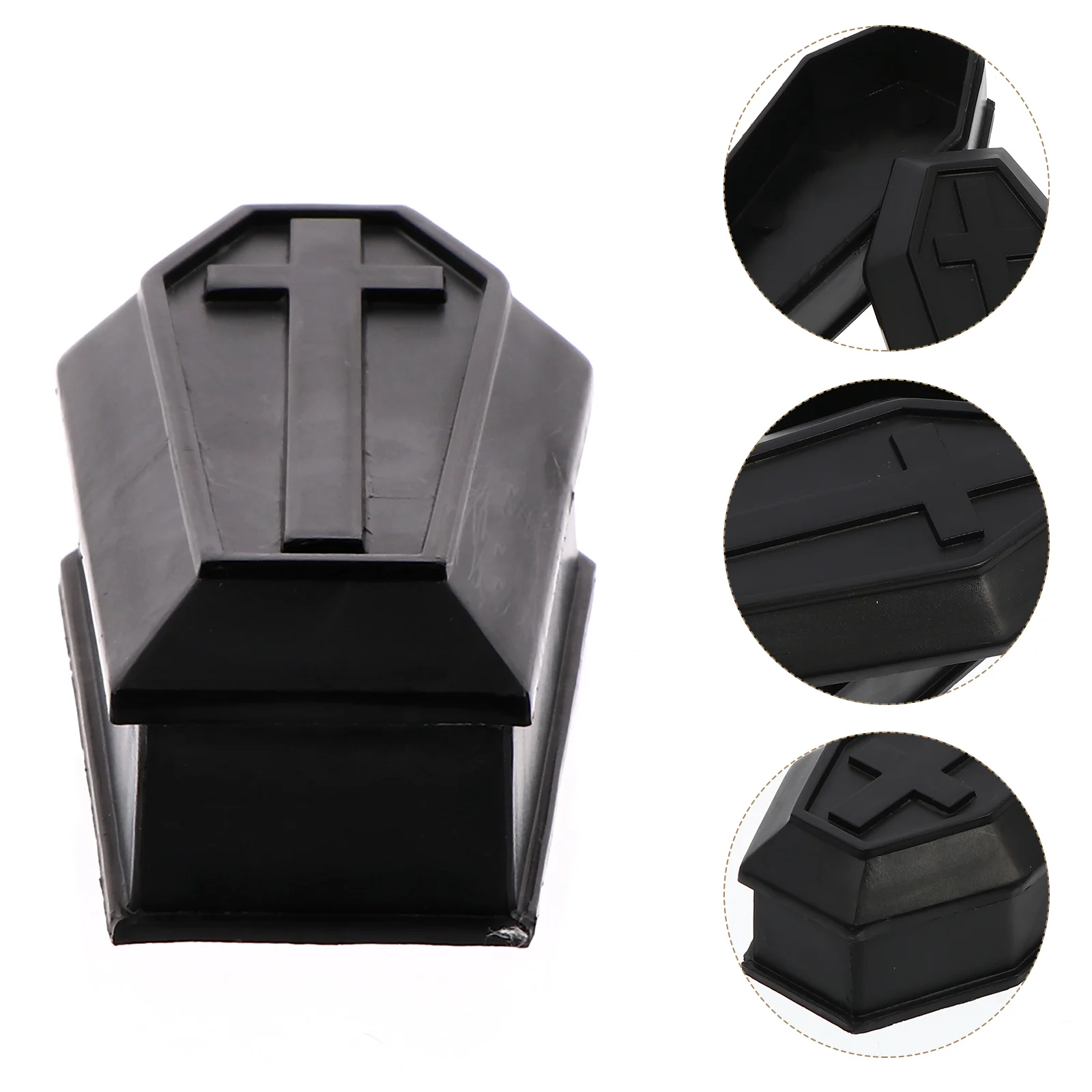 

1pc Corpse Coffin Figure Tricky Coffin Toy In And Crafts For Kids Food Serving Tray Decorative Gag Toys