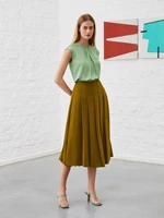 premium flowy plisse skirt