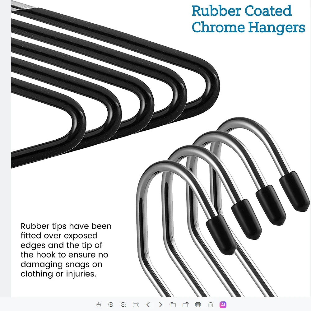 Противоскользящая вешалка для брюк и джинсов одежды прочная металлическая