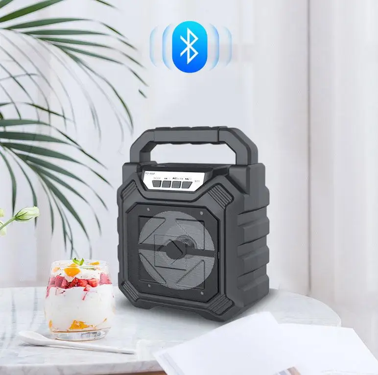 

Bluetooth-compatible Speaker Inserted Card U Disk Portable Strong Bass Bluetooth-compatible Speaker Square Dance Bass Speaker