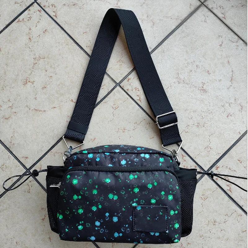 

BYL Shoulder Bag High Quality Waterproof Nylon Fabric Blue Green Spotted Bag New Fashion Trend Enhance Temperament