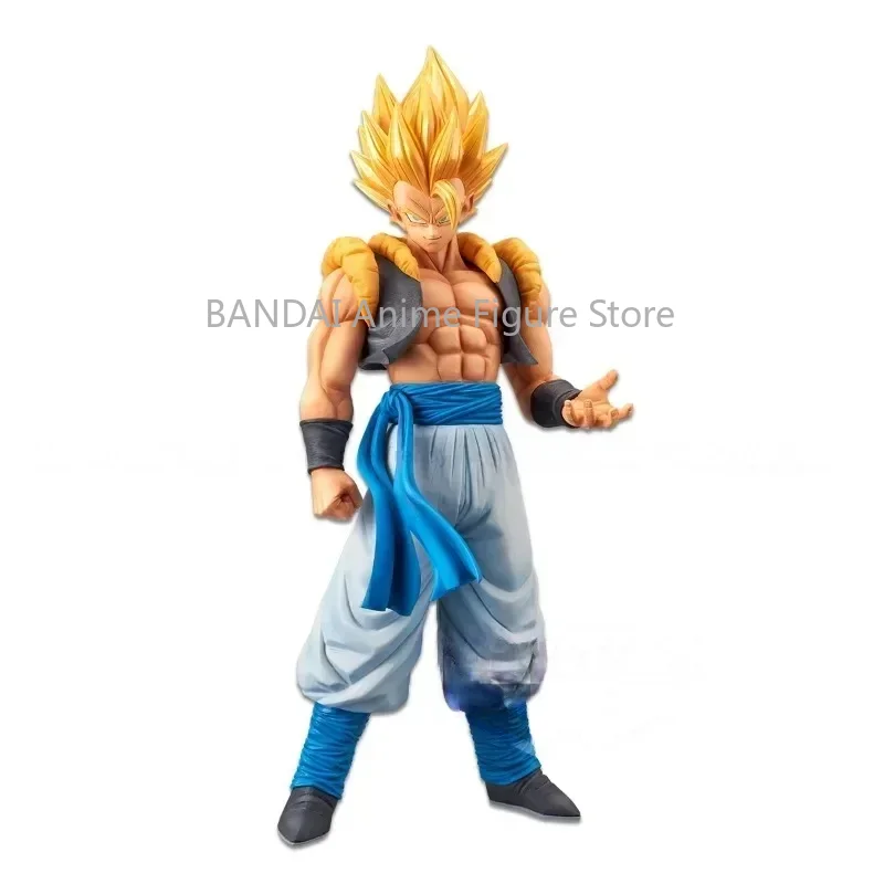 Фото В наличии: Оригинальная коллекционная фигурка Babdai Banpresto Dragon Ball Z Grandista Nero 28 см Gogeta GROS, модель для коллекционирования, игрушка, подарок для мальчика №2