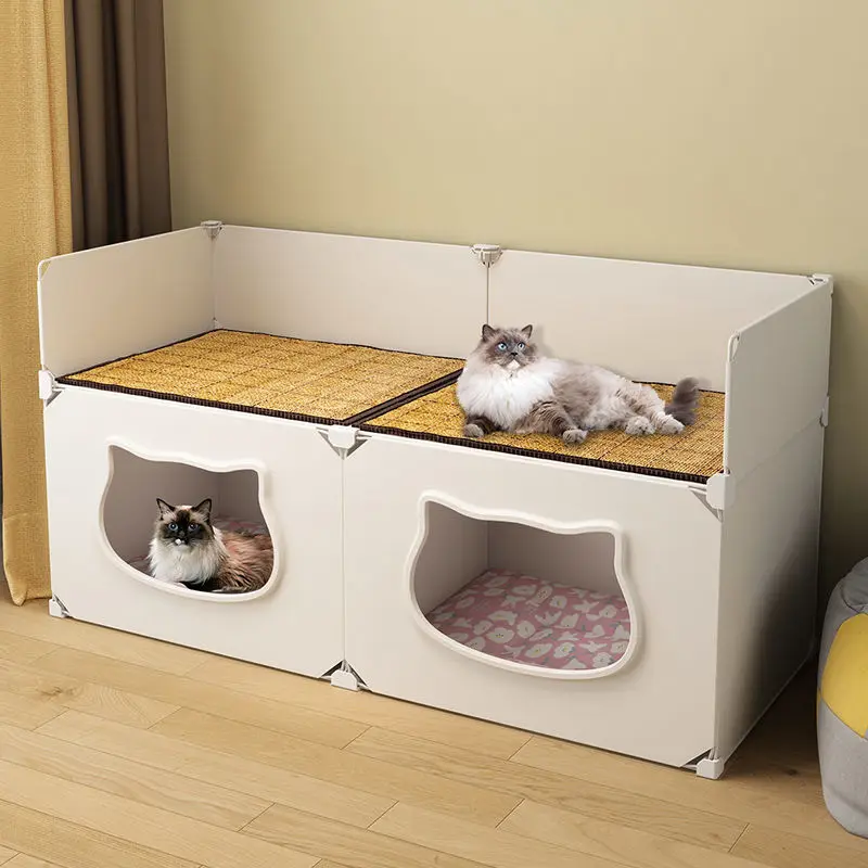 

Home Four Seasons Pet Products Nest Semi-enclosed Removable Washable Cat Bed