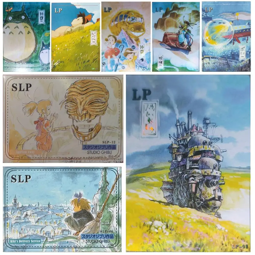 

Anime Miyazaki Hayao Nausicaa of the Valley of the Wind Spirited Away MY NEIGHBOUR TOTORO collection card Board game card