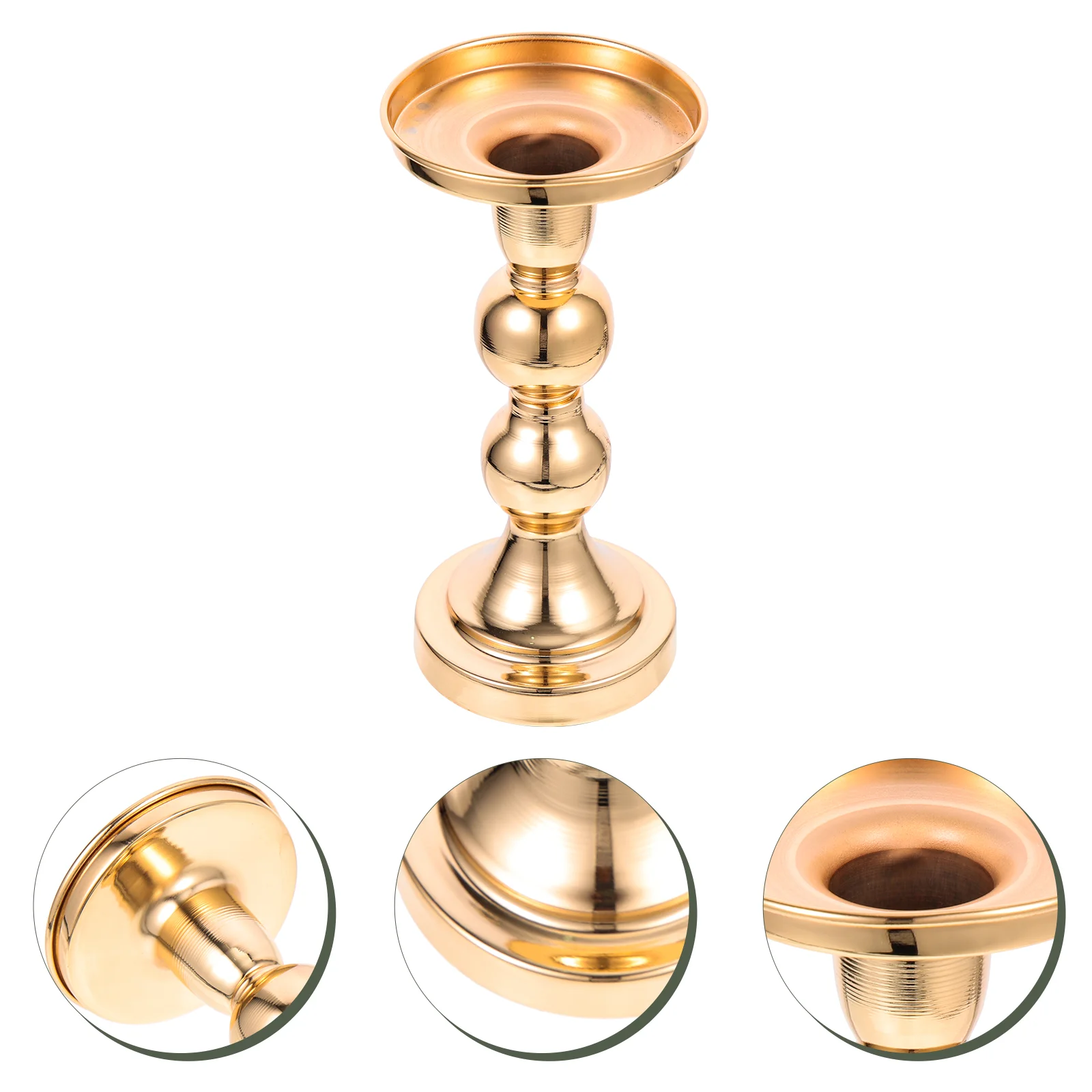 

Holder Metal Stand Iron Holders Candelabra Desk Candlestick Wedding Candlelight Taper Retro Tabletop Chamberstick Pillar Vintage