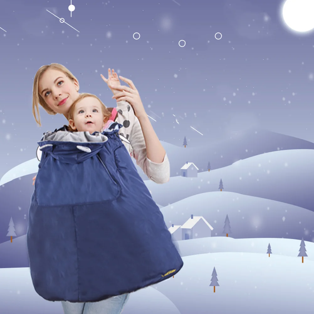 Детская переноска зимняя накидка теплая ремешок ветрозащитная аксессуары для