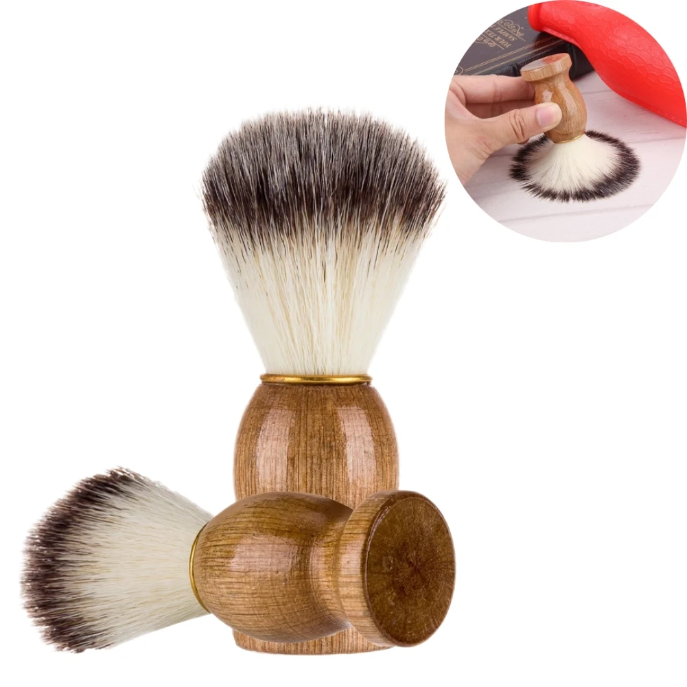 

Men Shaving Beard Brush Badger Hair Shave Wooden Handle Facial Cleaning Appliance High Quality Pro Salon Tool Safety Razor Brush