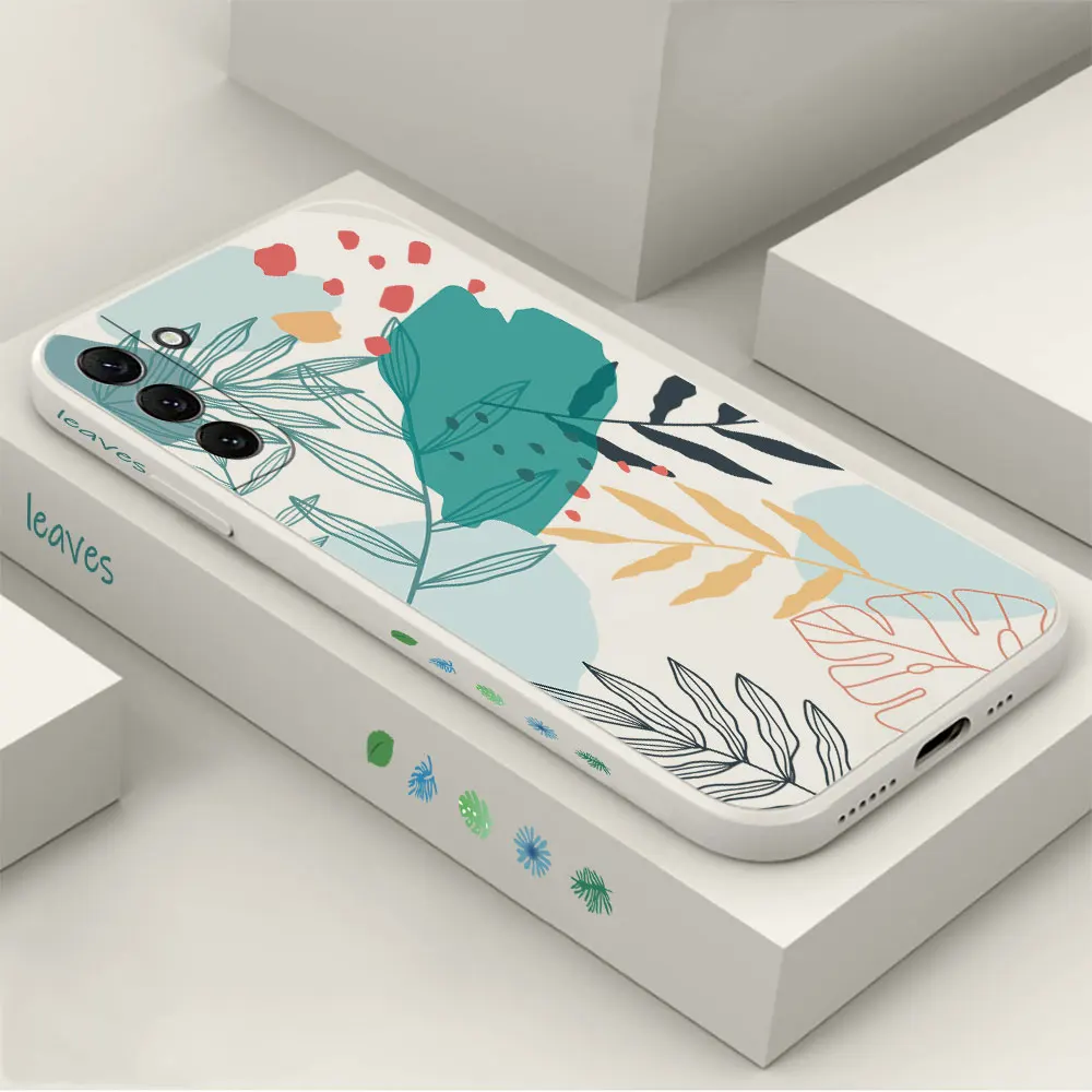 

Consciousness leaves Phone Case For Samsung Galaxy S23 S22 S21 S20 FE Ultra 5G S11 S11E S10 S10E S9 Plus Lite Cover Fundas Cqoue