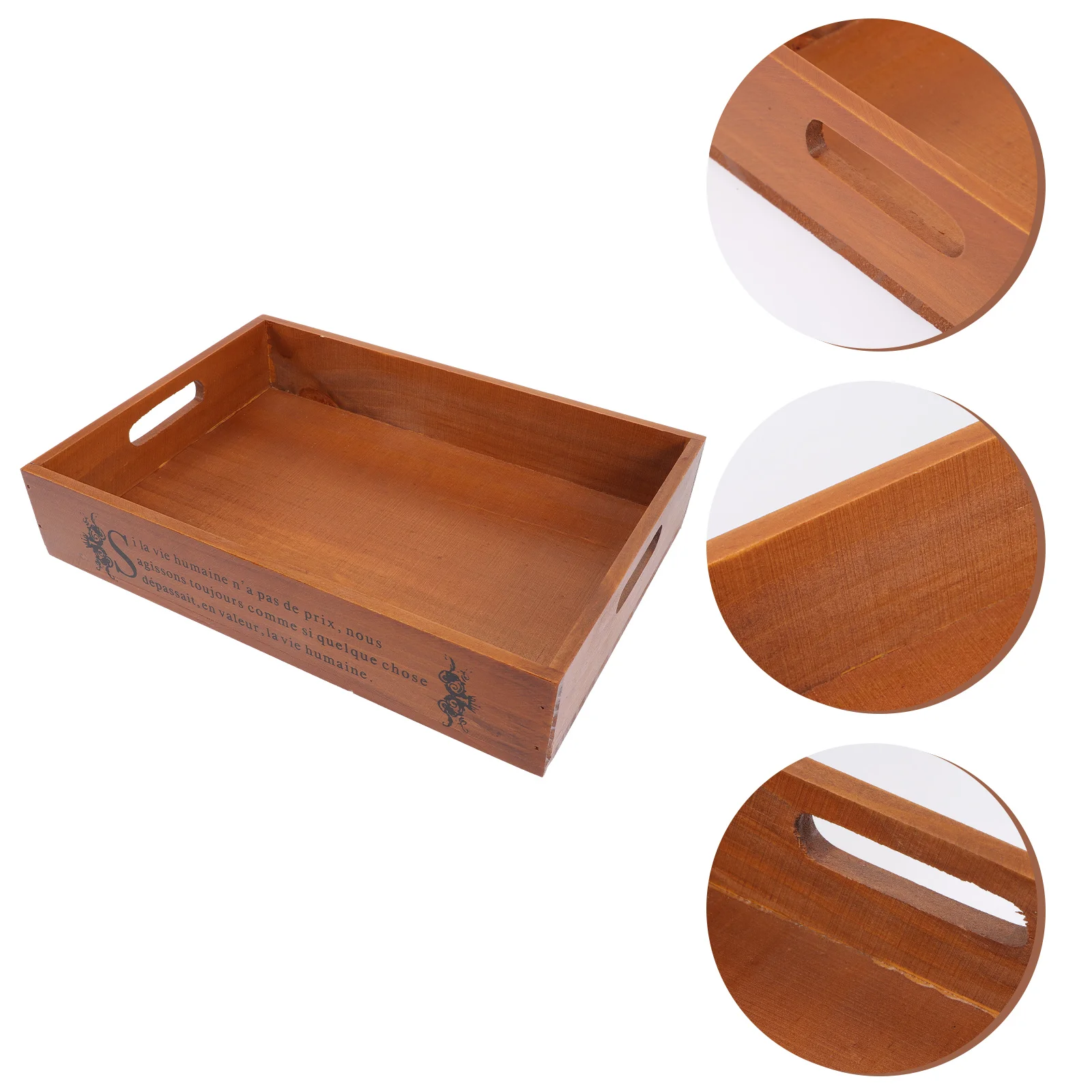 

Tray Serving Wooden Plate Platter Fruit Snack Breakfast Candy Bread Cheese Sushi Stand Pot Flower Wood Desert Board Butler