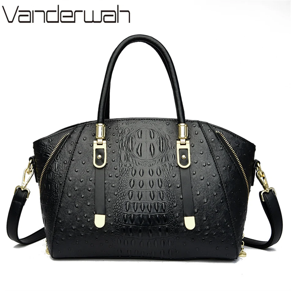 

Luxury Casual Tote Handbags for Women Designer 2022 New Ladies Alligator Bags Female Leather Shoulder Top-Handle Crossbody Bags