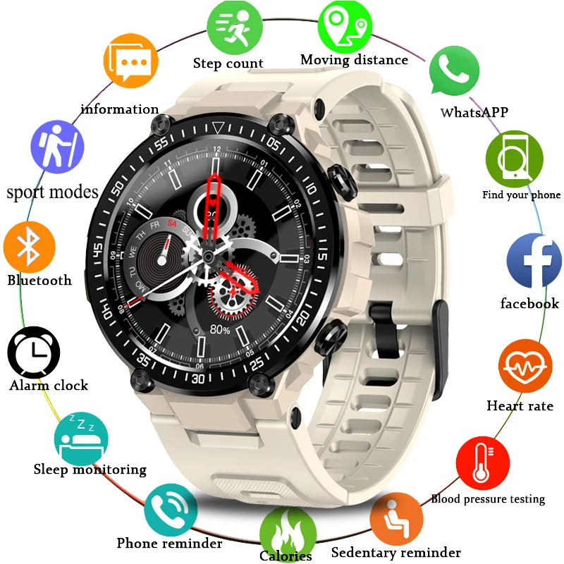 

2022 New Bluetooth Call Smart Watch 4G ROM Men Recording Local Music Fitness Tracker Smartwatch For Huawei GT2 pro Xiaomi phone