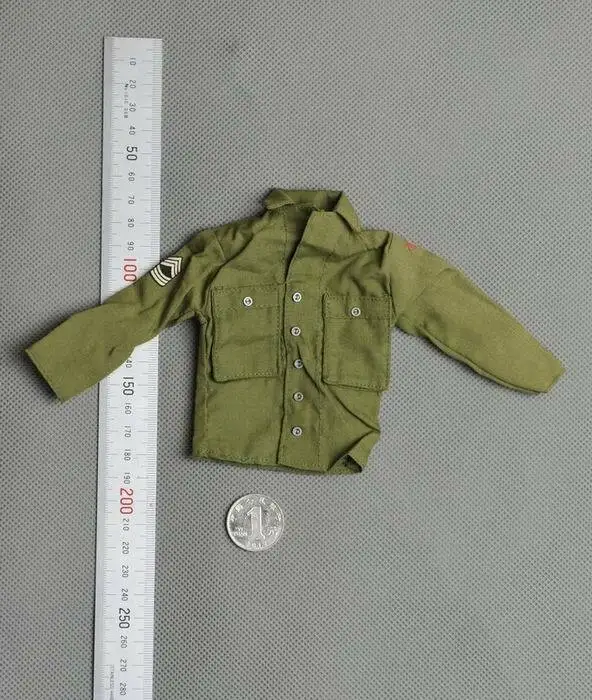 

DML1/6 WWII US Green Shirt Model For 12" Male Figure toy