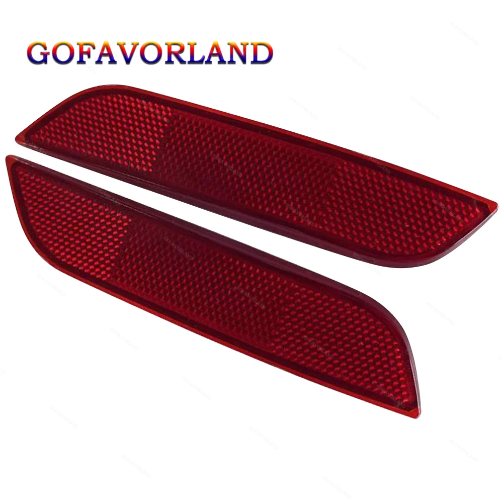 

819200C010 819100C010 Pair Rear Left Right Side Bumper Reflector Red No Bulb Lens Plastic For Toyota Sequoia 4.7L 2001-2007