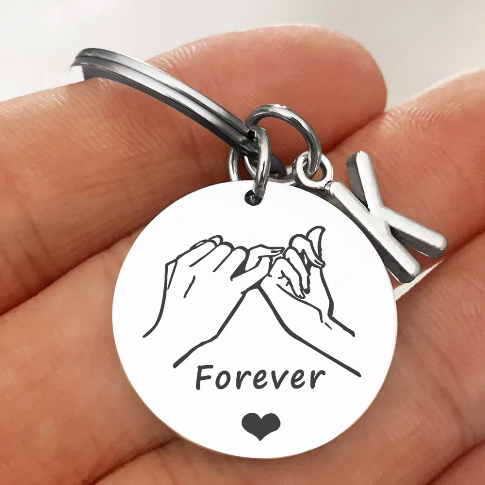 

Couples Gift Keychain Promise KeyRing for Him Her Girlfriend Boyfriend Husband Wife Present for Birthday Anniversary Christmas