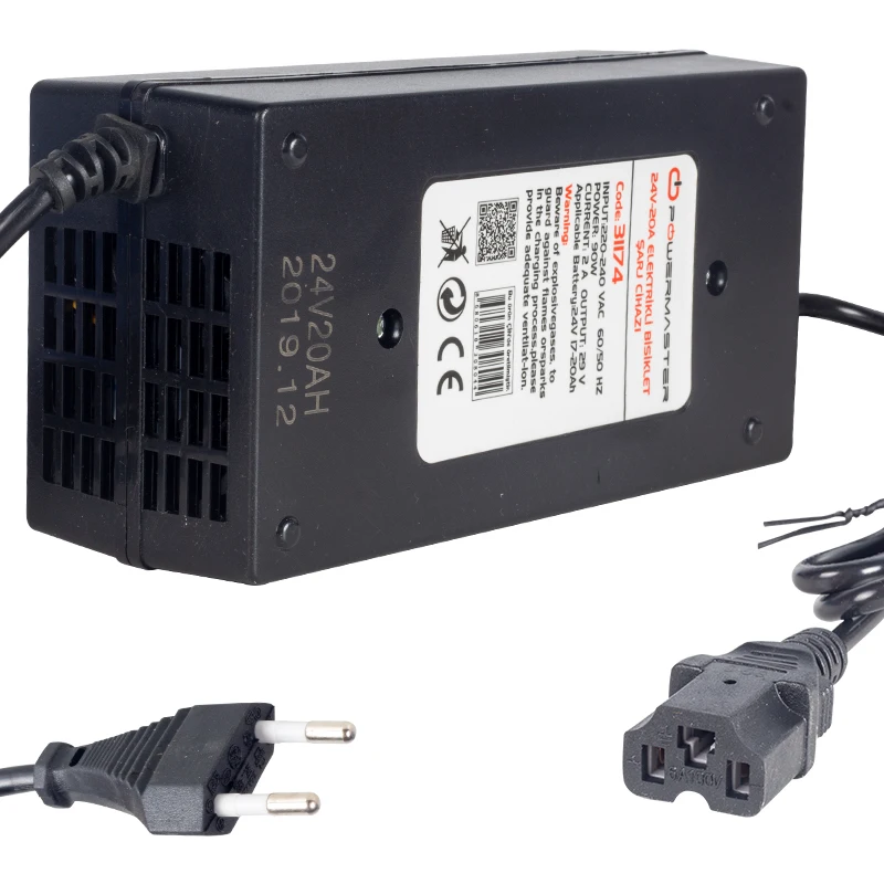 Зарядное устройство для электровелосипеда POWERMASTER PM-31174 24 Вольт-20 Ампер