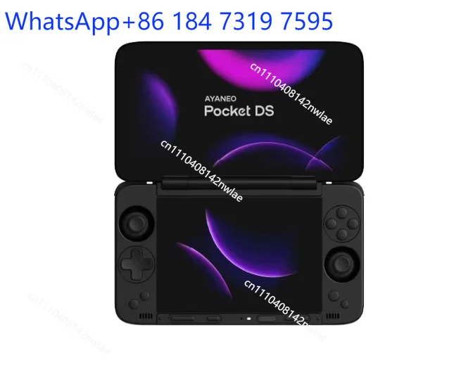 Фото Игровая портативная консоль AYANEO Pocket DS G3X Gen2 с двумя экранами, OLED-дисплеем 1080P, батареей 8000 мАч и поддержкой Android. №1