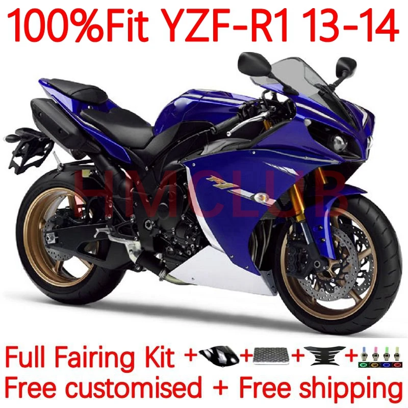 

Injection Body For YAMAHA YZF-R1 YZF-1000 YZF R1 R 1 1000 C YZFR1 2013 2014 1000CC YZF1000 13 14 OEM Fairing 6No.50 Factory blue