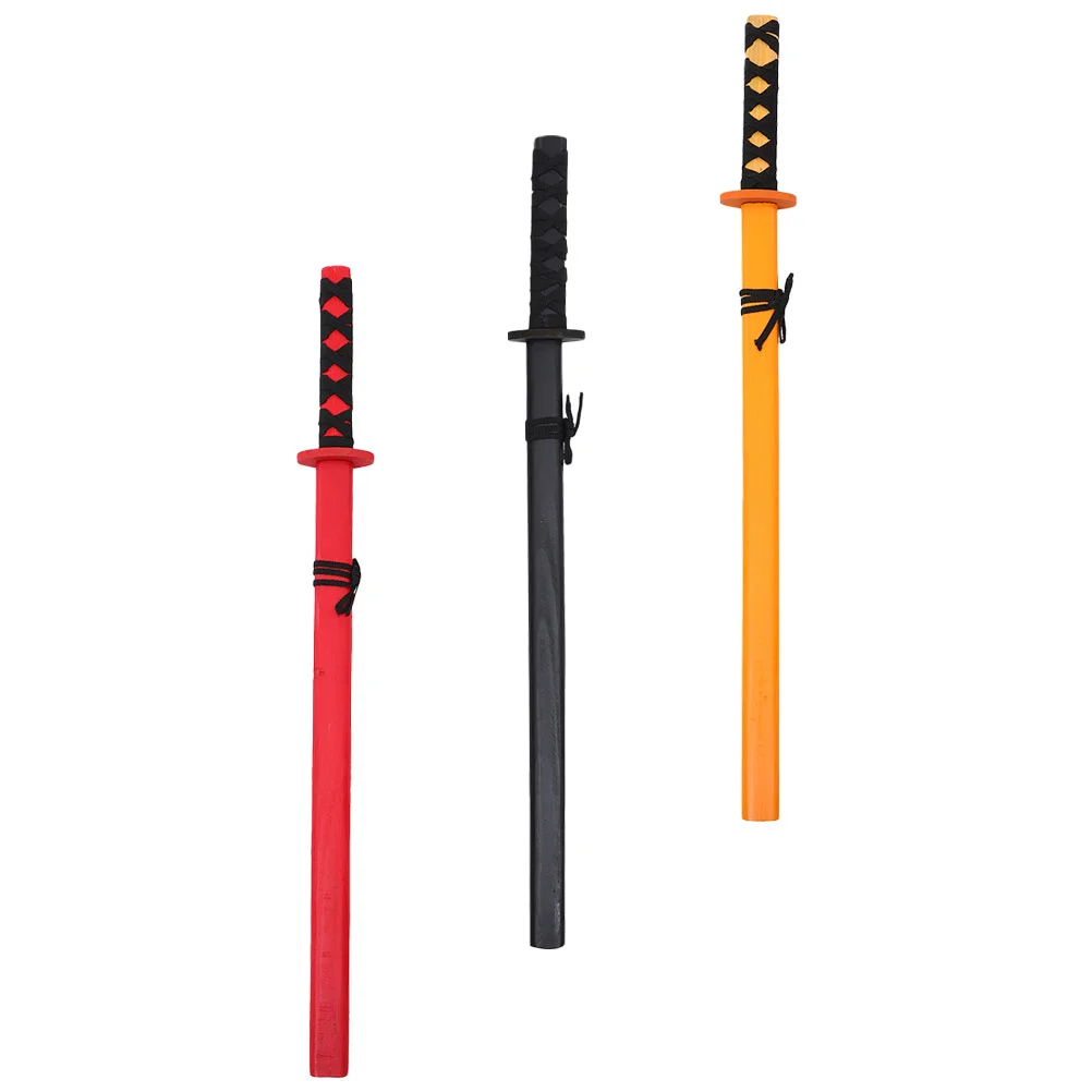 

Японский самурайский меч, аксессуары для косплея, тренировочные катаны, тренировочные деревянные мечи для детей
