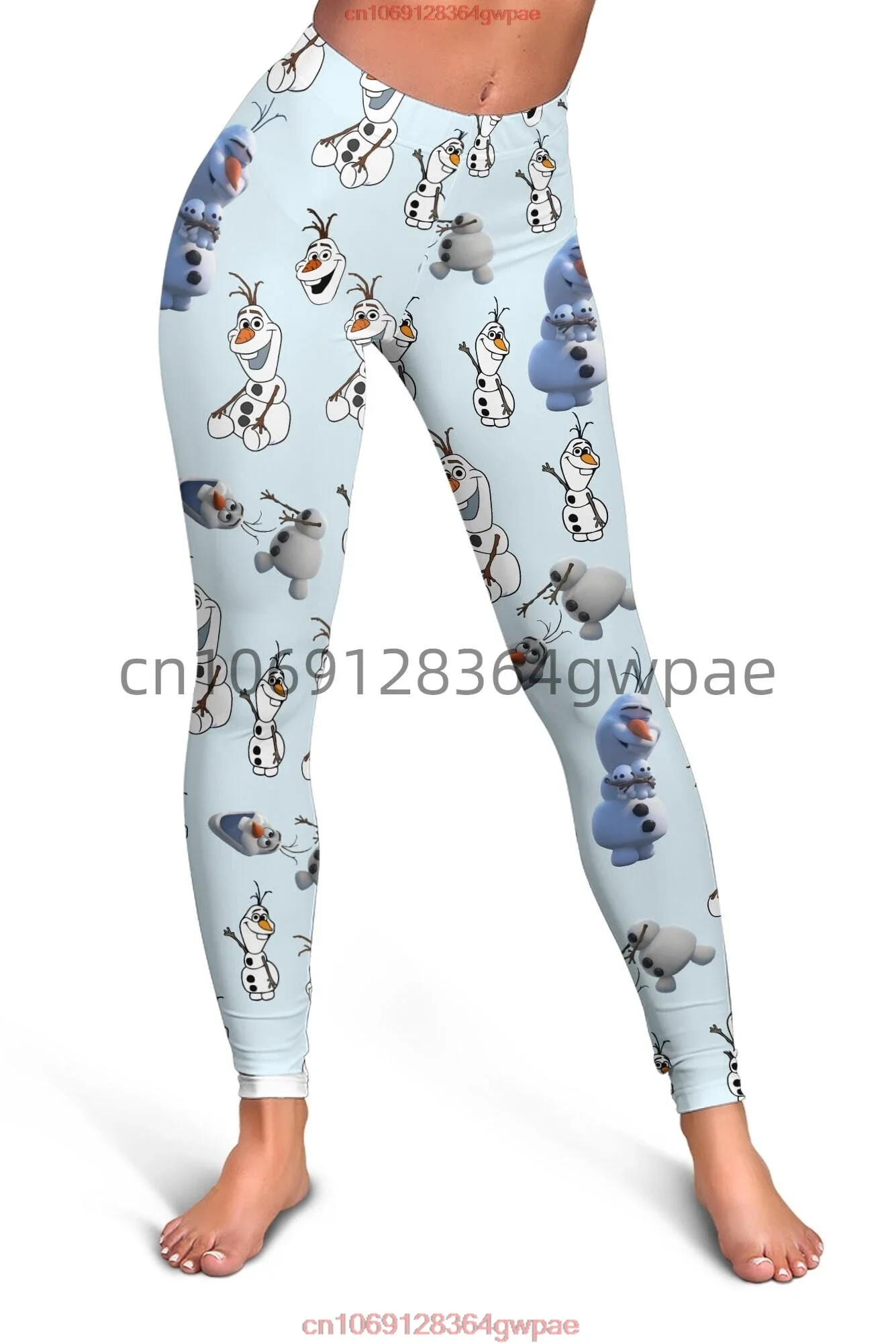 MINISO Disney Frozen Olaf Полая майка и леггинсы