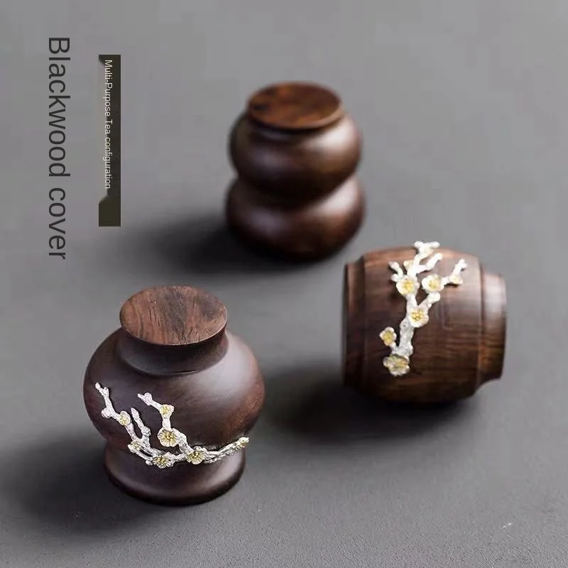 

Blackwood Cover Tea Ornaments Accessories Teapot Top Bowl Cover Bracket Japanese Style Handmade Kung Fu Teaware Tea Platform