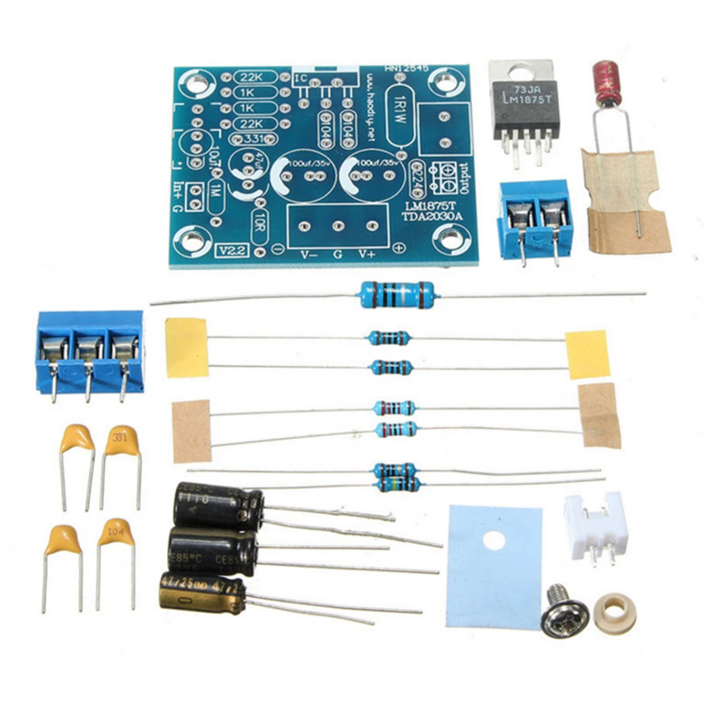 Комплект деталей модуля платы усилителя сделай сам для высокого канала 20 Вт LM1875