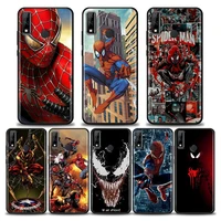 venom spider man marvel silicone case for huawei y6 y7 y9 2019 y6p y8s y9a y7a soft case cover mate 10 20 lite 40 pro plus