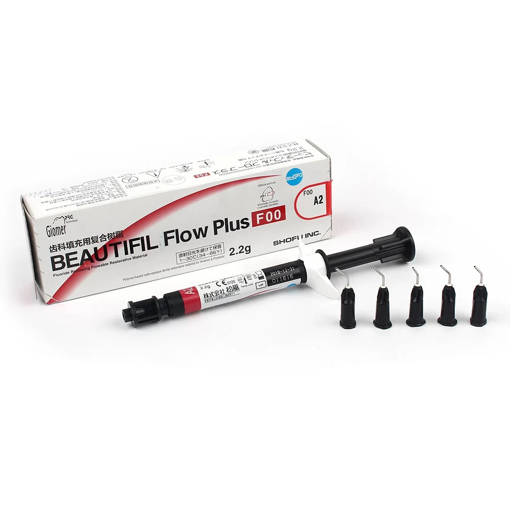 Фото Композитный материал SHOFU BEAUTIFIL Flow Plus F00 F02 F03 F10, текучая композитная смола, оттенок A2/A3, для реставрационных работ в стоматологии, 1/3 шт. №5
