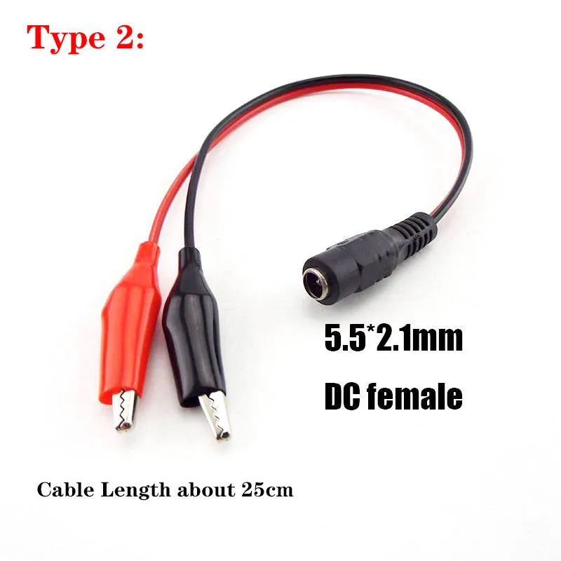 Зажимы типа «крокодил» к вилке USB. Тестовый кабель. Перемычка. Мужской и женский разъем. Двойной зонд. Зажим «крокодил». Электрический источник питания «сделай сам».