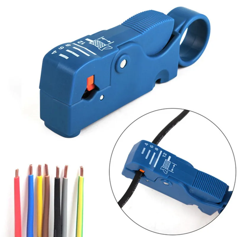 

2022 New Household Tool Multifunction Rotary Coax Coaxial Cable Cutter Tool High Impact Material Wire Stripper High Quality