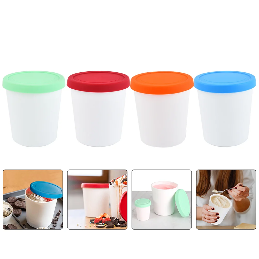 

Reusable Ice Cream Buckets Freezer Buckets Homemade Yogurt Bowls DIY Dessert Cups