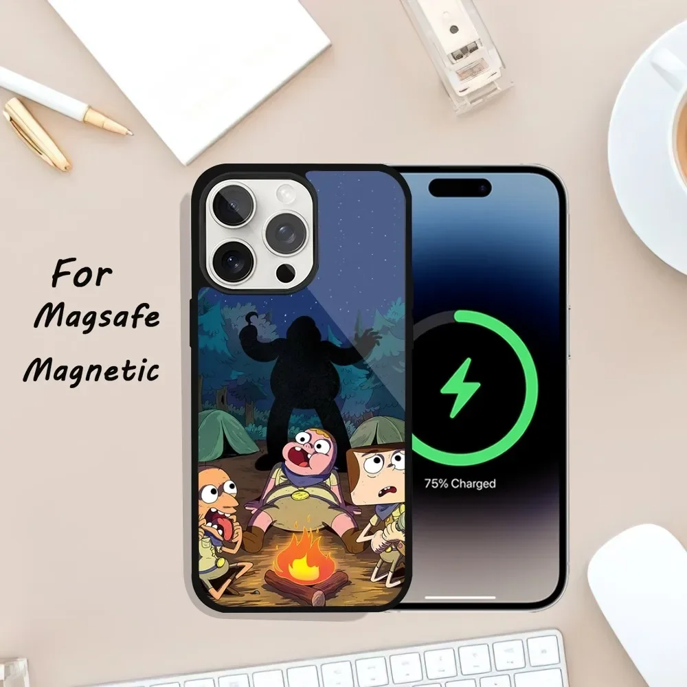 Милый чехол для телефона C-Clarence iPhone 11 13 12 14 15 Plus Max Pro Magsafe Магнитный беспроводной