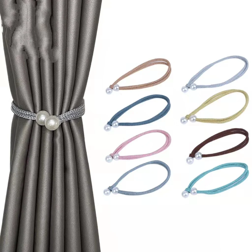 1 шт. симпатичная жемчужная Пряжка для занавесок зажим штор рамка кружевная