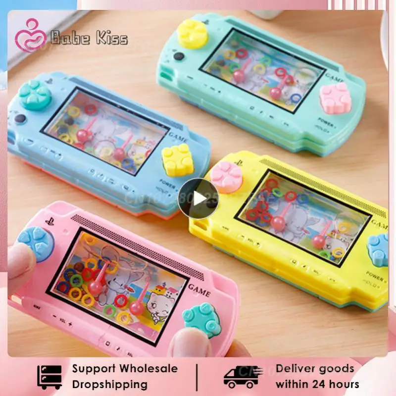 

HOT Cultivate Kid Thinking Ability Toys Water Ring Toss Child Handheld Small Game Machine Parent-Child Interactive Toys