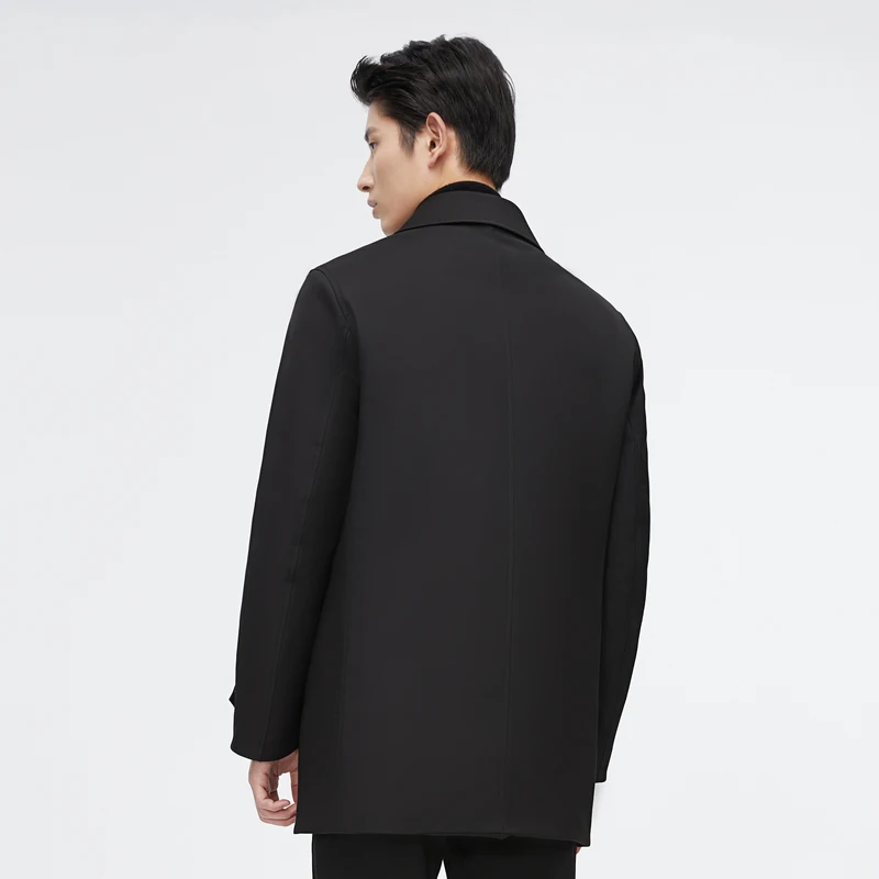 BOSIDENG 90% пуховик мужская зимняя куртка верхняя одежда деловая съемная ветровка