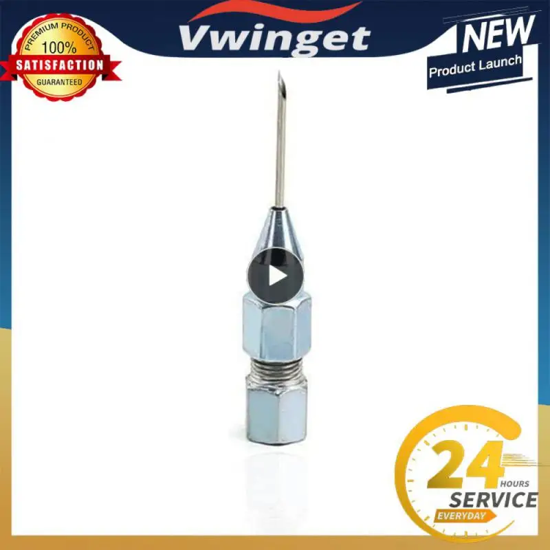 

Syringe Lubrication Stainless Steel Needle Type Seal Bearing And Universal Joint Needle Grease Tool Distributor Nozzle Durable